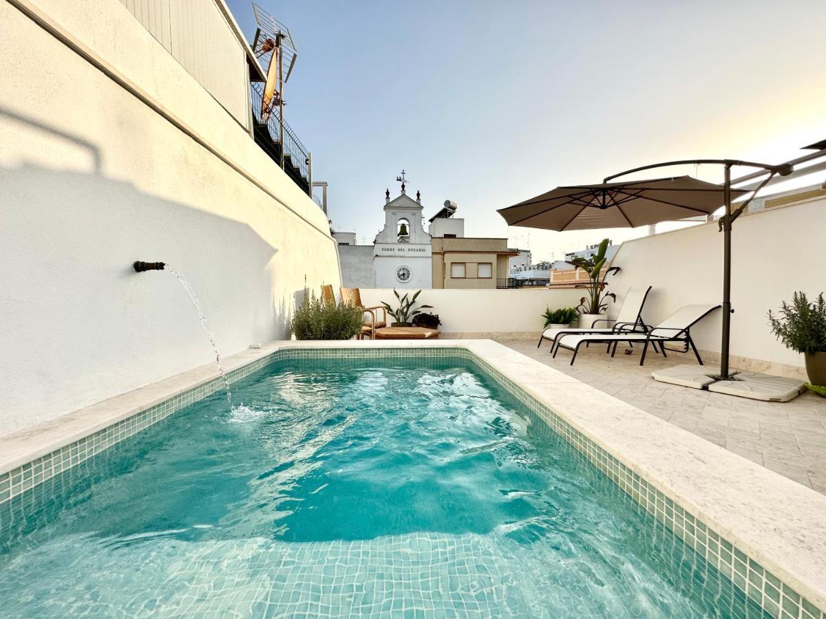 Apartamento Duplex Con Piscina Privada En Terraza Alcala de Guadaira Ngoại thất bức ảnh