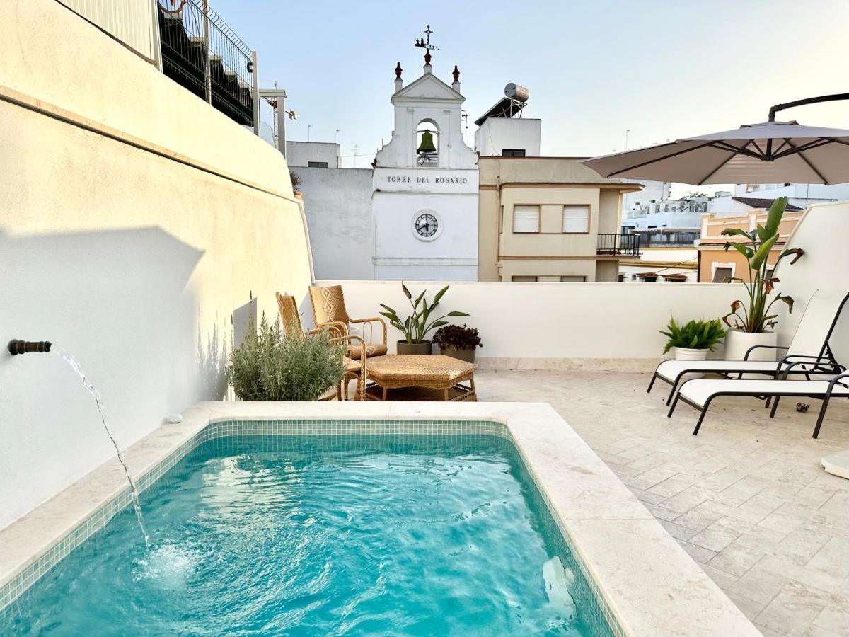 Apartamento Duplex Con Piscina Privada En Terraza Alcala de Guadaira Ngoại thất bức ảnh